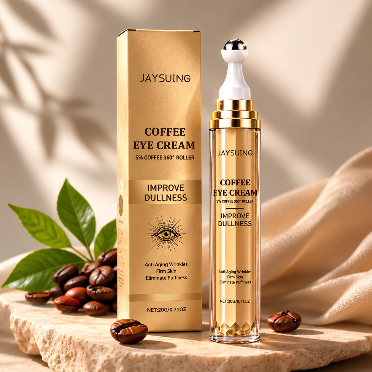 Crema Contorno Occhi Roll-on con Caffeina